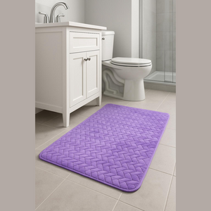NWT Mohawk Vibrant Purple Memory Foam Bath Mat